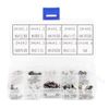 Akozon Micro Switch Button Assortment Tactile Button Micro Switch 250Pcs Tactile Push Button for Car Remote Control Key with Box