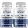 (2 Pack) Neuro Tech IQ Brain Supplement, Neuro Tech Focus Formula (120 Capsules)