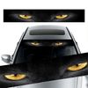 Decal Yellow Eye Leopard 3D DIY Styling Trim Sticker For Car Front Windshield