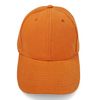 True Heads Plain Orange Adjustable Baseball Cap