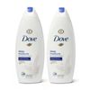 2 PACK DOVE DEEP MOISTURE BODY WASH 22  FL OZ