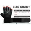 RDX Weight Lifting Gloves, (Red/Black), X-Large