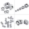 100pcs Stainless Steel Square Nuts M3 Thread Nuts Machine Screw Nuts Fastener Tools (M3)