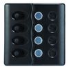 Pactrade Marine Boat 4 Gang Weather Deck Panel with LED Indicators