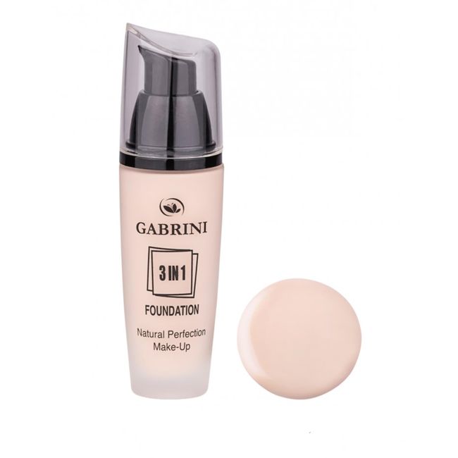 GABRINI 3 İn 1 Foundation Natural Perfection Make Up No:01