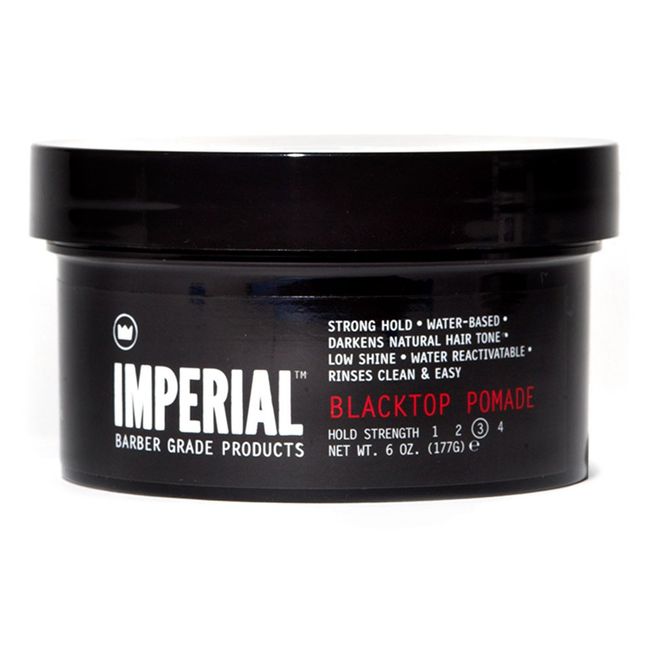 Imperial Barber Grade Products Blacktop Pomade , 6 oz