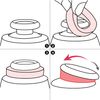 5 Pairs Aim Assist Target Motion Control Precision Rings for PlayVital PS5 Controller, Supports PS4 Controller, Compatible with Xbox Series X/S Controller, Compatible with Xbox One Controller,