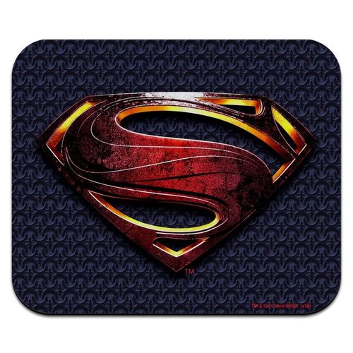 Justice League Movie Superman Logo Low Profile Thin Rubber Mouse Pad Mousepad