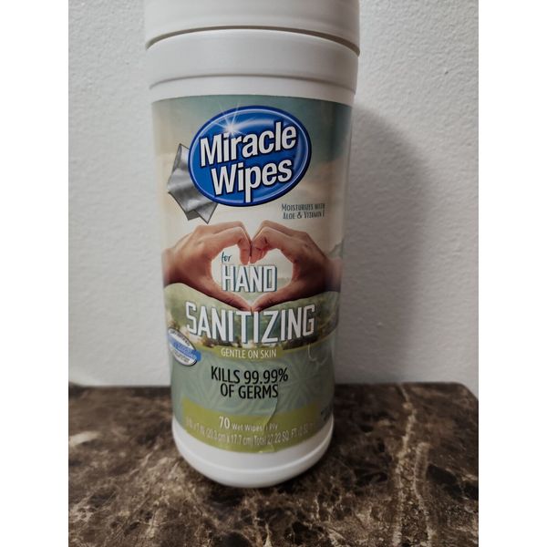 Miracle Wipes For Hand Sanitizing