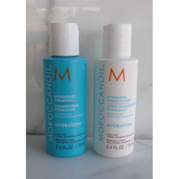 Moroccanoil Hydrating Shampoo and Conditioner Duo Set 2.4 OZ FOR ALL HAIR TYPES