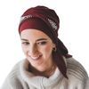 CAREBELL Smooth Ikat Bordeaux Red for Hair Loss, Burgundy red