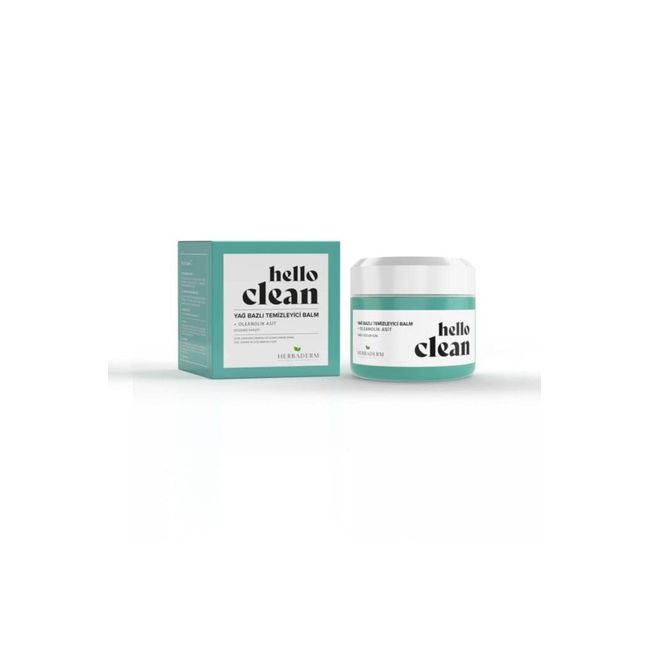 Herbaderm Hello Clean Yağ Bazlı Temizleyici Balm Gözenek Karşıtı + Oleanolik Asit 100 ml