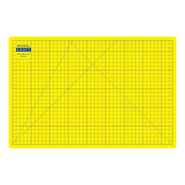 Modelcraft Value Cutting Mat, Yellow, A3