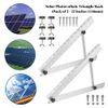 2X Solar Panel Stand Solar Panel Mounting Brackets Adjustable Tilt Mount Surface