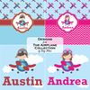 YouCustomizeIt Personalized Airplane & Girl Pilot Travel Bottles