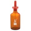 Dropping Bottle, 125ml (4.2oz) - Amber Colored Borosilicate Glass - Eisco Labs