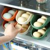 Egg Storage Case, 7 Pcs Egg Case for Refrigerator, Egg Holder, Egg Protective Case, Egg Stocker, Egg Kesu Refrigerator, Compact, Kitchen Storage (Green)