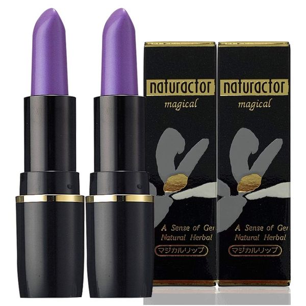 Tint Lipstick, Magical Lipstick, No.5, Wine, Set of 2 (Lipstick, Tarnishing, Made in Japan) [Naturactor]