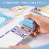 Loose Leaf 5 Hole Punching 5 Hole Binding Binding Tool Set of 16 / Mixed Color: Organizer, Refill, Binder, Can Be Used to Increase or Decrease Paper Freely, 5 Holes (Light Blue)