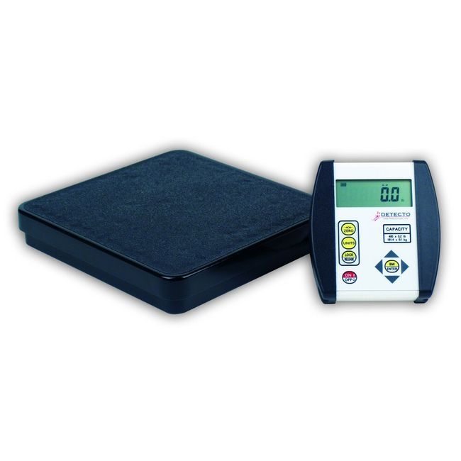 Detecto DR400-750-AC Healthcare Scale, Digital, 400 lb x .2 lb AC Adapter