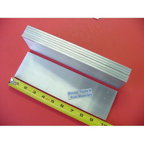 7 Pieces 3/16" X 3" Aluminum 6061 Flat BAR 10" Long T6511 Mill Stock .187" Plate