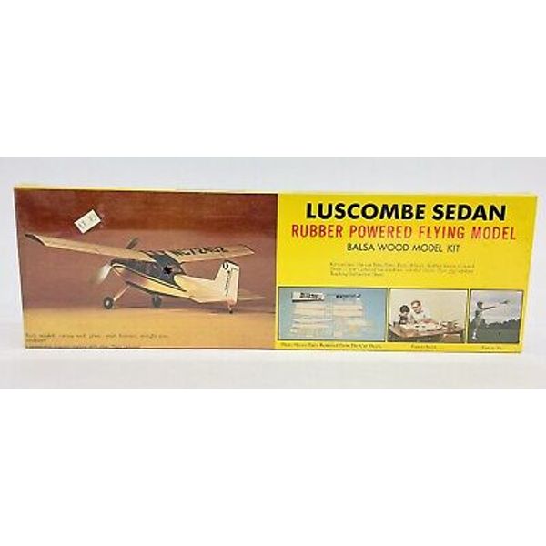 Sterling Models Luscombe Sedan 21" Balsa Wood Flying Model Kit K-3 New Sealed