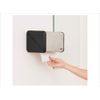 Teramoto Stainless Steel Towel Holder, Black