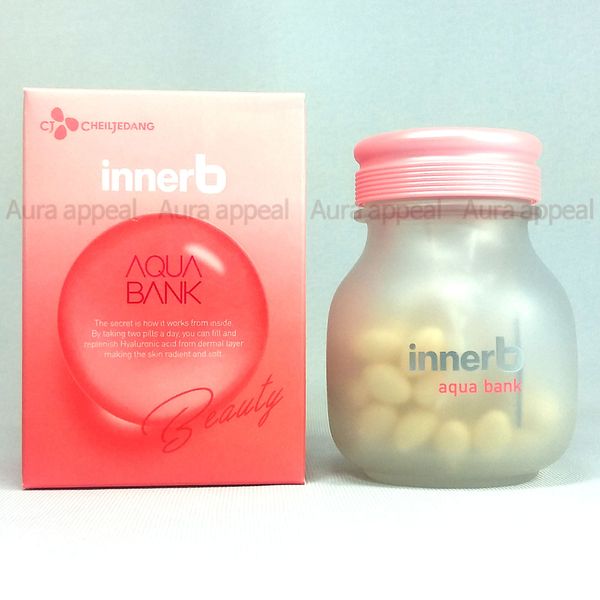 C.J 100% Genuine inner b (with Tracking) Aqua Bank 56capsules Restore Skin Time