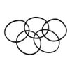 HEALLILY 100pcs Elastic Rubber Bands Tattoo Rubber Bands Tattoo Gun Machine Supplies