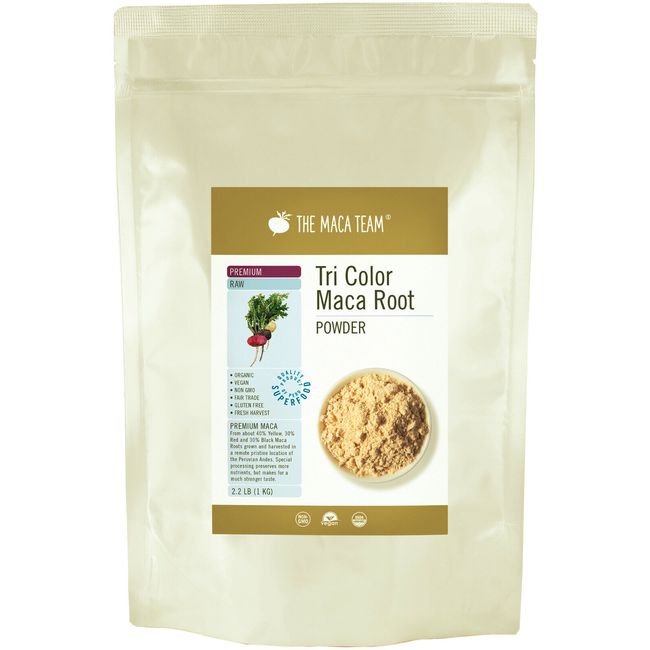 Raw Organic Premium Maca Powder - Fresh Harvest From Peru - 1 kg 111 servings