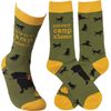 Primitives by Kathy 39216 Never Camp Alone Socks, One Size Fits Most