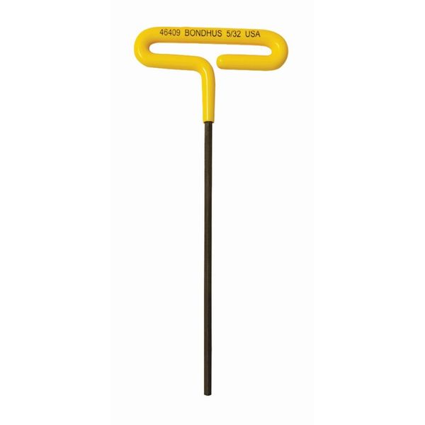 Bondhus, 5/32" Cushion Grip T-Handle 6", 5/32", 46409