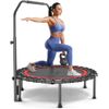 40" Trampoline for Adults Indoor/Outdoor Foldable with Adjustable Foam Handle US