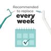 Proxabrush Go-Betweens Refills - Wide - Compatible with  Permanent Handle - R...