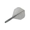 Condor Darts Lame Glitter Flight Standard Short Smoke Silver