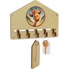 Azeeda 'Smiling Giraffe' Wall Mounted Key Hooks/Holder (WH00090562)