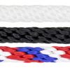 SGT KNOTS Solid Braid Polypropylene Dock Lines - All Purpose Marine Docking Ropes for Boat/Boats (1/2" x 15ft, 2 Pack - Black)