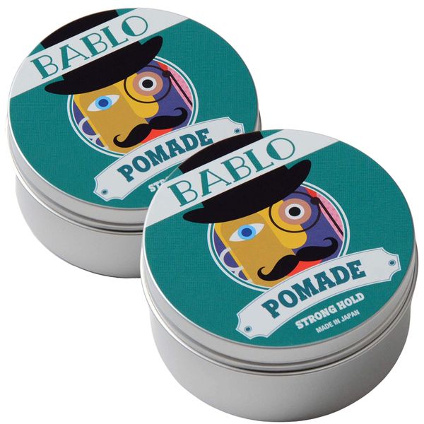 Bablo Pomade Stronghold Men's Hair Straightener, Grease, Hair Wax, Set of 2