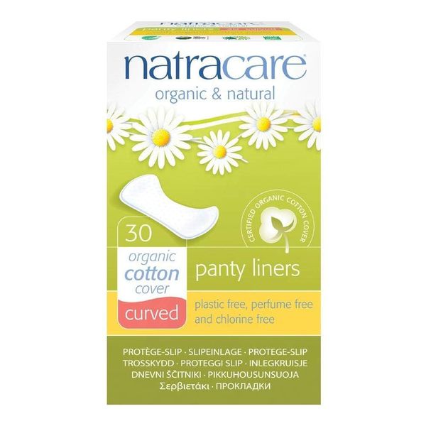 Natracare - Curved Panty Liners - Organic 30 x 4 Packs