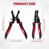 HOUSERAN Wire Stripper, 5-Piece Set, Multi-functional, Cable Stripper, Wire Stripper, Wire Cut, Crimping Pliers, Electrician, Tools