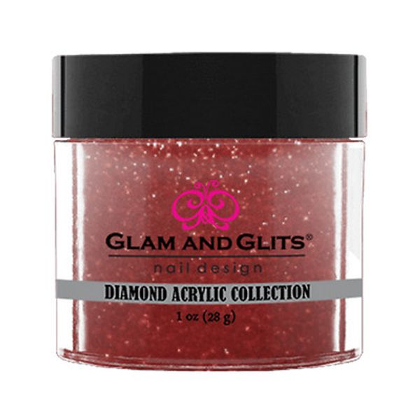 Glam and Glits Diamond Acrylic Dip 1oz DAC89 Ruby Red