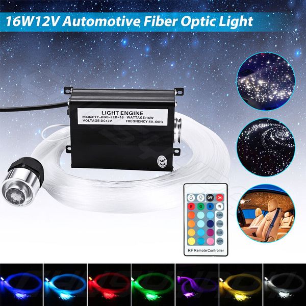 300Pcs Car/Home Headliner Star Light kit Roof Fiber Optic Twinkle Ceiling Lights