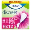 Multipack 6X TENA Discreet Ultra Mini Plus (140ml) 24 Pack Incontinence Protection