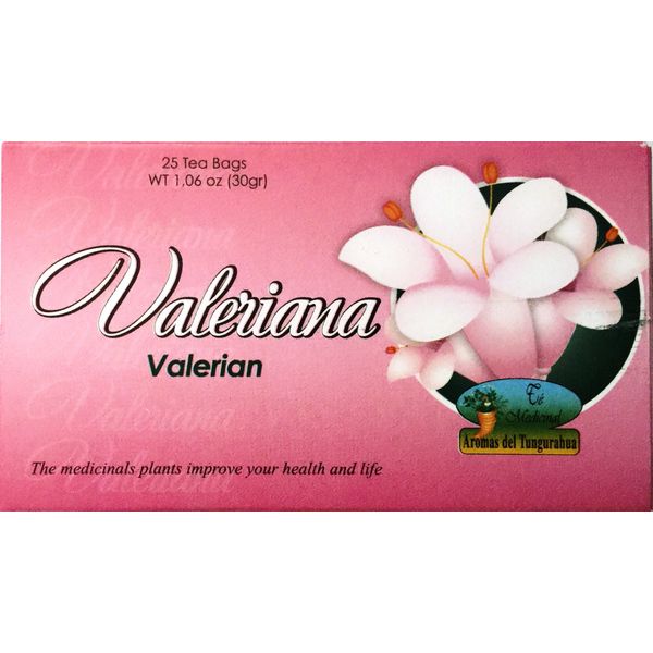 Valeriana Té. 25 Tea Bags. Valerian Tea.