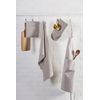 DII 100% Cotton Solid Chambray Kitchen Set, Potholders, Stone, 2 Piece