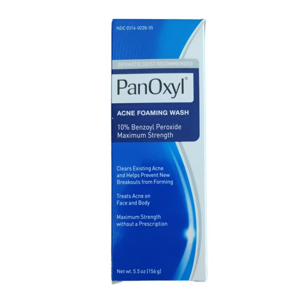 PanOxyl Acne Foaming Wash Benzoyl Peroxide 10% Maximum Strength ✅✅✅