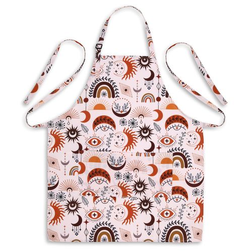 Plum Hill BOHO Cosmetology Apron for Hair Stylist, Nail Tech, Esthetician - Hairdresser Apron with Pockets