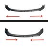 Fit For Mazda 3 2010-2013 Front Bumper Lip Spoiler Universal 3 Segment Type