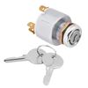 Ignition Switch SPB501 12V Car Auto 4 Position ON OFF Start Ignition Switch Controls with 2 Keys compatible with Universal