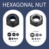 595 Pcs Nyloc Lock Nuts - Stainless Steel, Assorted Sizes M2-M12, Self-Locking, Hex Nuts for Bolts & Screws
